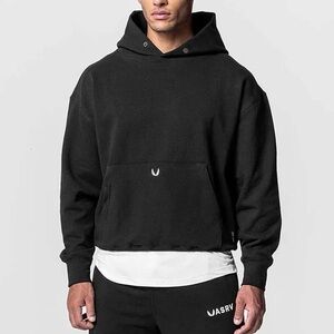 ASRV Tech-Terry Gym Hoodie - Black Sz XL Mens